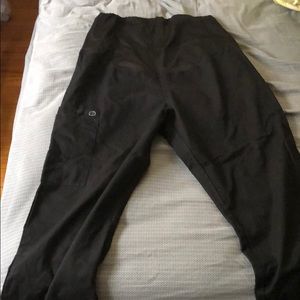 Wonder Wink maternity scrub pants-black